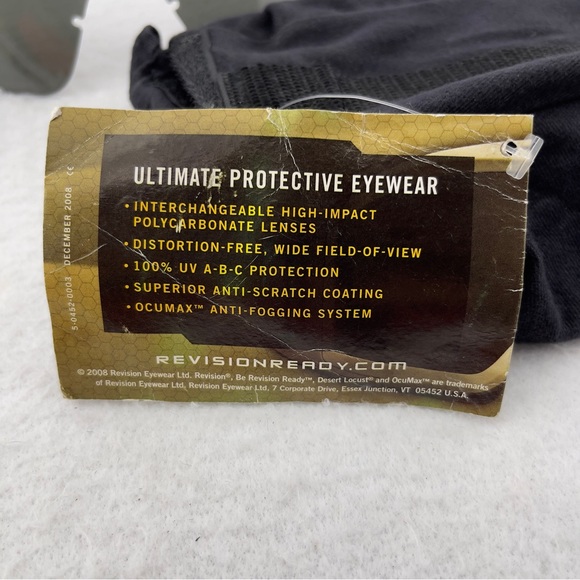 Revision Military Desert Locust Goggle System Replacment Smoke Lens - Picture 5 of 8
